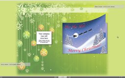Christmas e-card Animation example